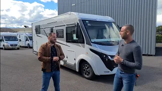 Camping-car integral Mobilvetta Kea i90 modele 2021 lit centrale banquette face à face