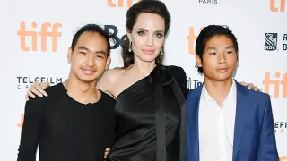 Angelina Jolie got family company on Maria Callas Biopic set