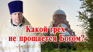 Какой грех не прощается Богом? Проповедь священника Димитрия Лушникова.