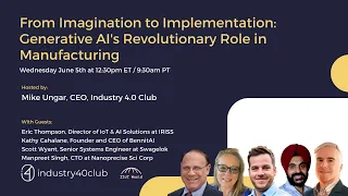 From Imagination to Implementation:  Generative AI's Revolutionary Role in Manufacturing