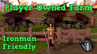 Runescape 3: Ironman Friendly Player Owned Farm Guide - Updated 2020