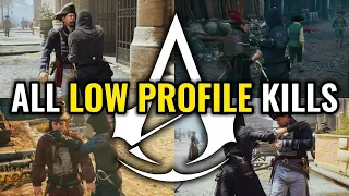 Every Low Profile Assassination in AC Unity
