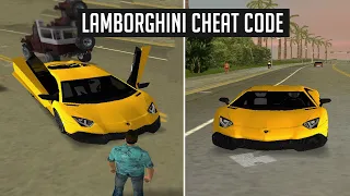 HOW TO GET LAMBORGHINI IN GTA VICE CITY (CHEAT CODE)