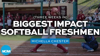 Top college softball freshmen in 2022, so far