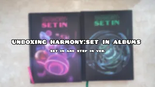 распаковка альбомов p1harmony ☼ harmony: set in ღ