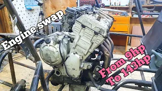 Engine swap Dune Buggy gets 1000cc yamaha fazer engine