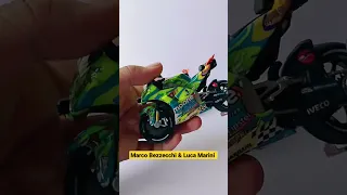 diecast custom, Marco Bezzecchi, Luca Marini || mini moto, 1/18 scale