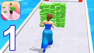 Money Run 3D - Gameplay Walkthrough Part 1 All Levels 1 - 11 (Android,iOS)