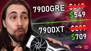 AMD cuts GPU Prices!! RX 7900XT & 7900GRE coming down & More to come!