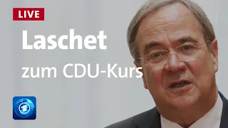 Neuaufstellung der CDU: Parteichef Laschet äußert sich | Livestream