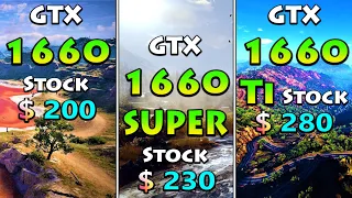 GTX 1660 vs GTX 1660 SUPER vs GTX 1660 Ti | PC Gameplay Benchmark Test