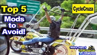 Top 5 Mods to AVOID for Motorcycle! | MotoVlog