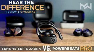 SHOWDOWN: Powerbeats Pro VS Jabra Elite 65t & Sennheiser Momentum True Wireless Earbuds