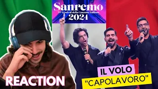 🇮🇹 Il Volo - Capolavoro Reaction SANREMO 2024 (SUBTITLED) Italia Sanremo 2024 Prima Serata