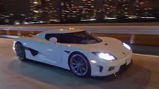 【辰巳PA】スーパーカー加速サウンド／Supercars sound in Tatsumi. Aventador, CCX, F12, Vanquish more