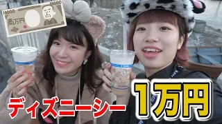 【大食い】ディズニーシーで1万円分食べきるまで帰れません！