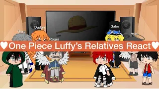 ||One Piece Luffy And His Relatives React||