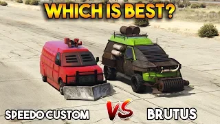 GTA 5 ONLINE : BRUTUS VS SPEEDO CUSTOM (WHICH IS BEST?)