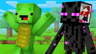 JJ Control Enderman To Prank Mikey in Minecraft (Maizen)