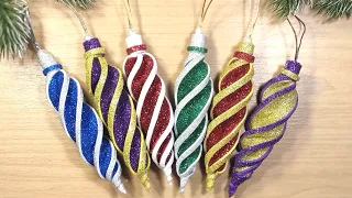 Игрушки на елку за 10 минут своими руками из фоамирана 🎄 НОВОГОДНИЕ 2022 🎄 diy christmas ornaments