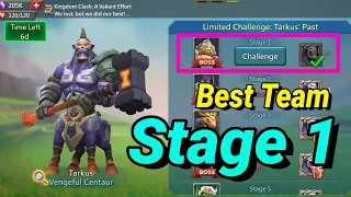 Lords mobile limited challenge tarkus past stage 1