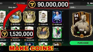 MAKE 20 MILLION IN 5 MINUTES!!! EASIEST WAY TO MAKE MILLIONS OF COINS IN FC MOBILE 24! DO THIS!