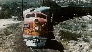 Vintage railroad film - At this moment - 1954