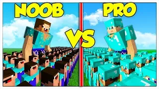 ESERCITO NOOB CONTRO ESERCITO PRO! - Minecraft ITA