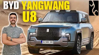 YENİ BYD YANGWANG U8 2024 - TÜM DETAYLAR ! - 2.0 HYBRID - TANK GİBİ KENDİ ETRAFINDA DÖNEN SUV !