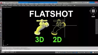 FLATSHOT - Comando AutoCAD