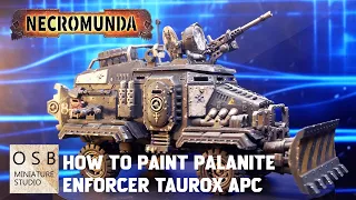 NECROMUNDA Palanite Enforcer Taurox APC
