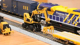 Progress Rail HO Scale Train Set CAT Unboxing - Diecast Masters