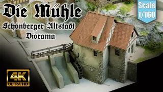 Die Mühle | Schoenberger Altstadt Diorama | Scale 1:160