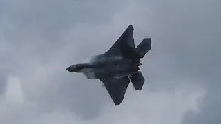 MCAS Cherry Point 2024 - F22 Raptor Demo Highlights