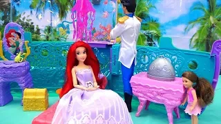 Melody's Mermaid Friend in Ariel The Little Mermaid Cruise Ship 💖 Family Fun Playtime for Kids