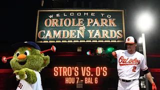 The Orioles Let One Slip Away Late in Game 1 vs. the Stros ⚾️