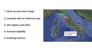 From a live webinar: How to make a map