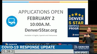 City and County of Denver COVID-19 Response Update 01-28-2021