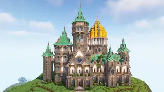 Minecraft | How to build a Big Medieval Castle | Tutorial