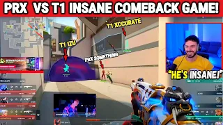 Tarik Sliggy Shanks & Curry Reacts to PRX INSANE Comeback Against T1 in MAP 1 VCT Pacific KickOff