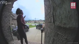 Atlanta couple turns away contractor over confederate flag - Full RING doorbell video