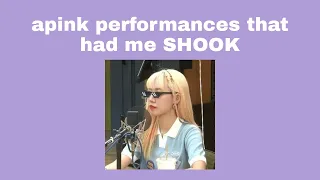 apink performances that had me shook