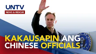 US State Sec. Blinken, may pulong sa top Chinese execs kaugnay ng isyu sa Taiwan at Russia