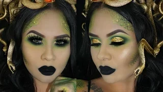 MEDUSA HALLOWEEN MAKEUP TUTORIAL + HOW TO SNAKE SCALES