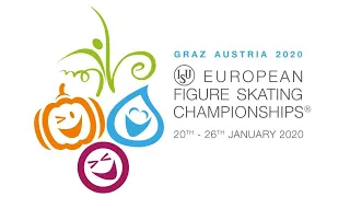 European Championships 2020.3A.Second practice day (short program).Part 1.Fancam