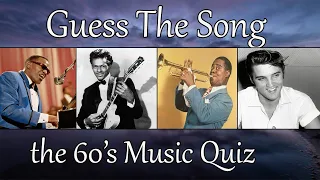 Guess The 60's Song | Music Quiz | The Greatest 1960's Songs