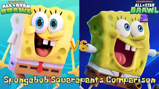 Nickelodeon All Star Brawl VS. Nickelodeon All Star Brawl 2: Spongebob Squarepants Comparison