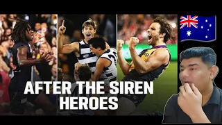 AFL REACTION! Greatest AFTER SIREN   HISTORIC GOAL