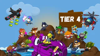 All Tier 4 Of Every Monkey Tower VS BAD | BTD6