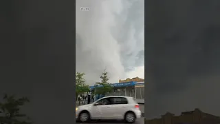 Video captures Tornado on ground in Chicago area